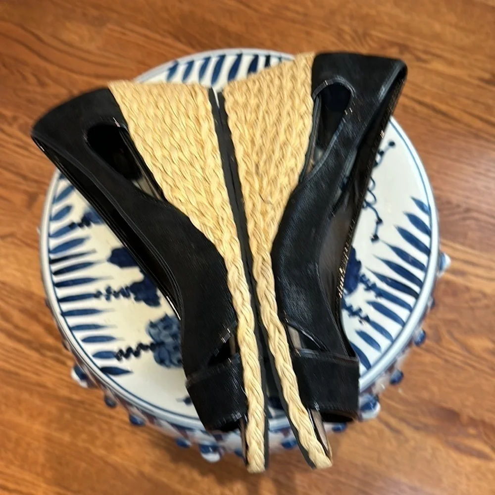 Donald J Pliner Coraa Wedge Peep Toe Espadrilles